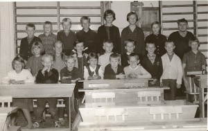 Paljakan koulun ylä - luokka 1962 - 1963